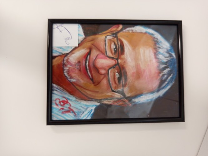 Sipos F. Tamás dedikált portréja - aukció