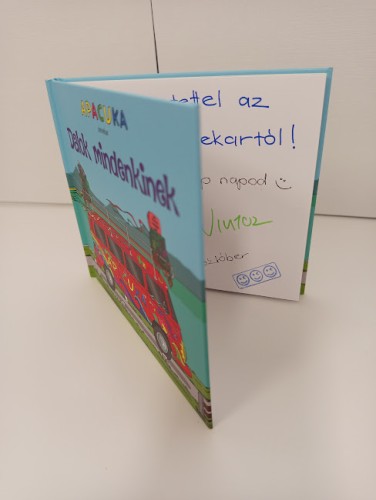 Apacuka Dalok mindenkinek dedikált könyv - aukció