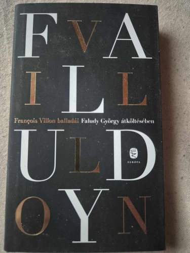 Francois Villon balladái - aukció